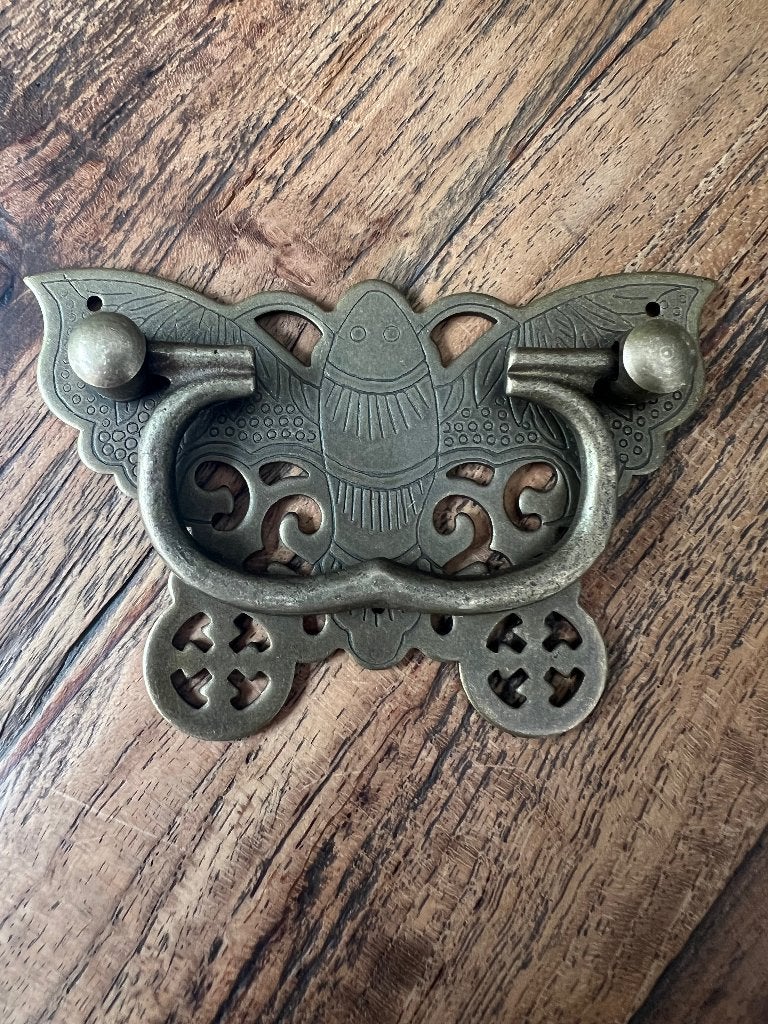chinese vlinder handvat deurknop ladeknop chinees knop, Verburgt Vintage, Meerkleurig, Nieuw, Ophalen of Verzenden