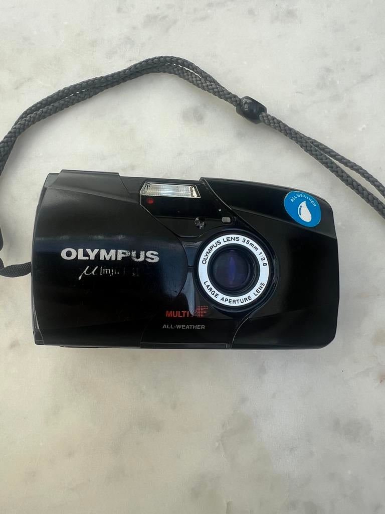 Olympus mju II 35mm, Audio, Tv en Foto, Fotocamera's Analoog, Ophalen of Verzenden, Gebruikt, Compact, Olympus