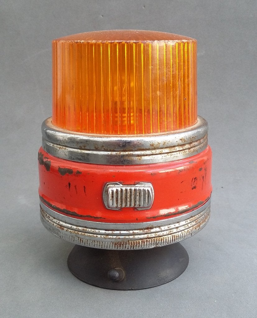 Om1950 ORANJE Retro Lamp Vrachtwagen Knipperlicht Dashboard, Verzamelen, Retro, Ophalen of Verzenden, Overige typen