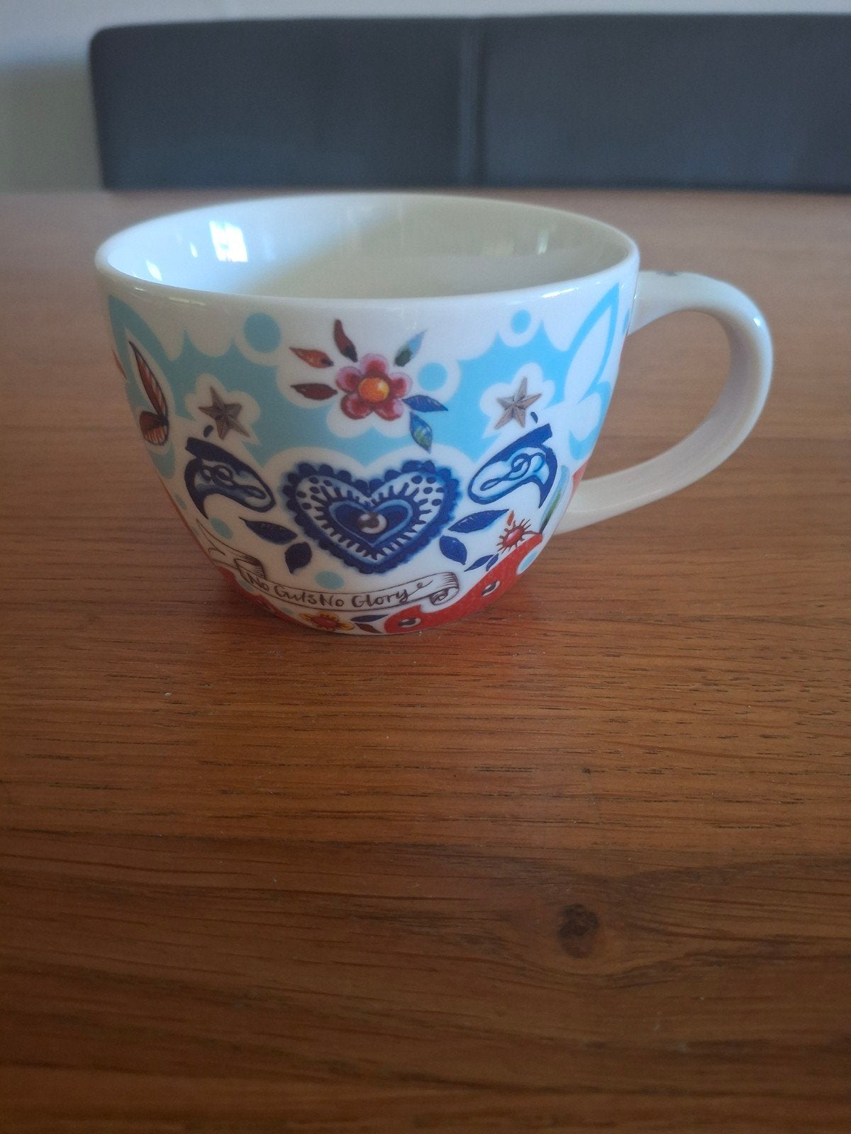 Grote theemok met vrolijk design - Pickwick Poekie, Huis en Inrichting, Keuken | Servies, Overige merken, Keramiek, Zo goed als nieuw