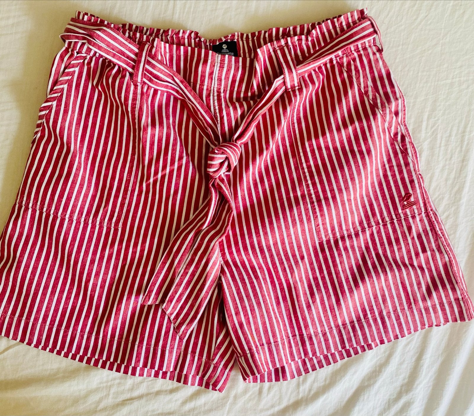 NIEUW Mousqueton Dames Bermuda Rood Wit Gestreep Maat XXL, Kort, Maat 46/48 (XL) of groter, Nieuw, Ophalen of Verzenden