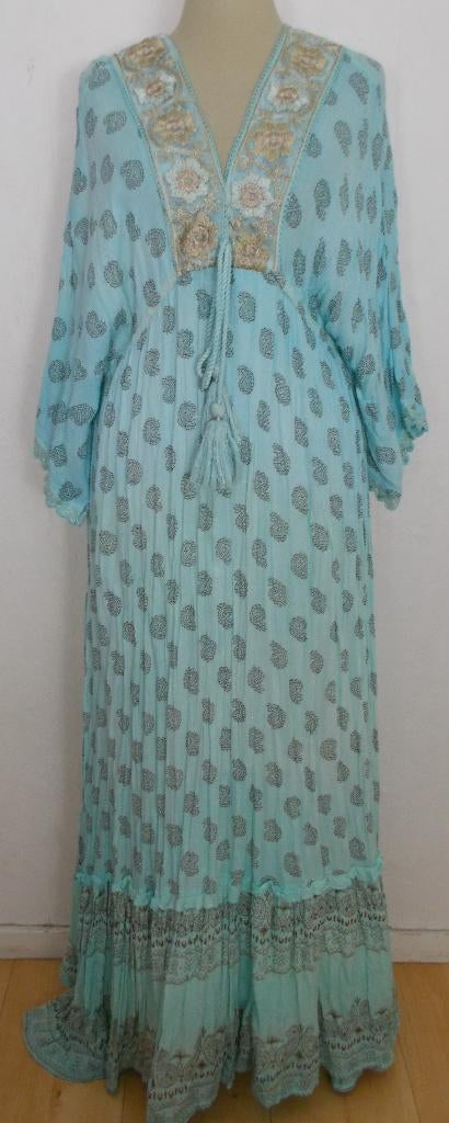 Prachtige Ibiza/bohemian maxi jurk van Siya! XL, Overige kleuren, Verzenden, Maat 46/48 (XL) of groter, Nieuw
