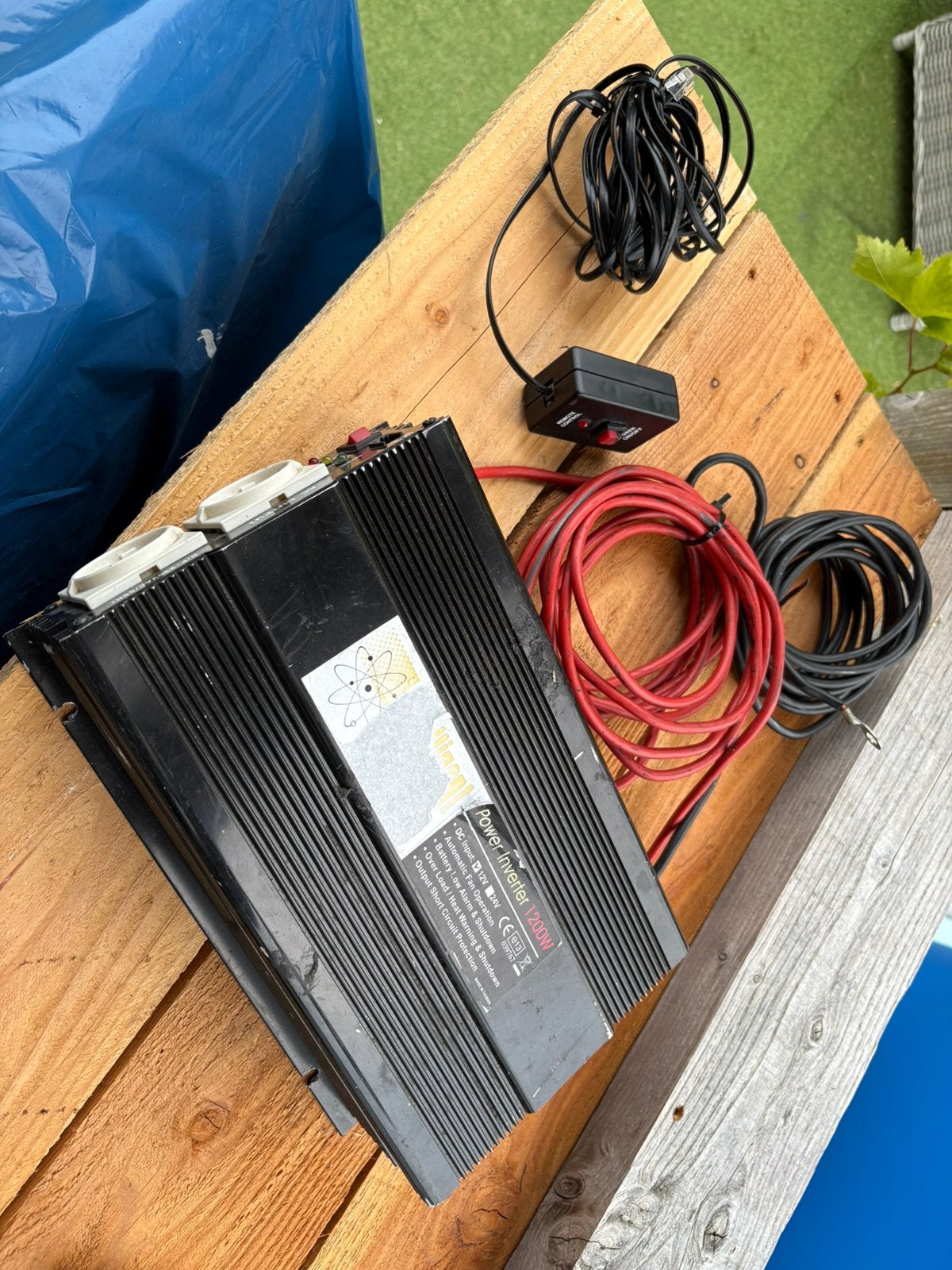 1200w omvormer 12V, Ophalen of Verzenden, Gebruikt