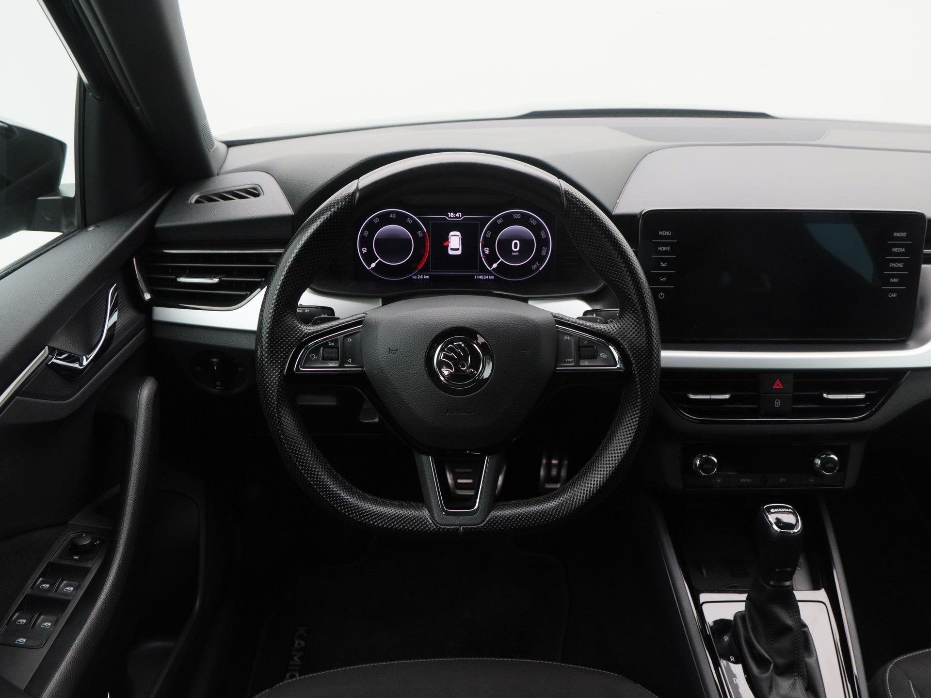 Skoda Kamiq 1.0 TSi 115 Pk Automaat Sport Business | Cruise, Gebruikt, Zwart, Origineel Nederlands, Kamiq