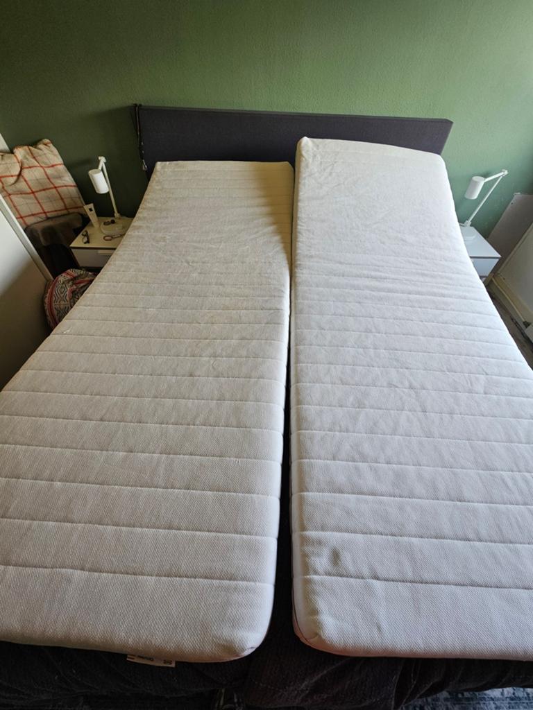 2x Ikea Malfors matrassen 80x200cm, Ophalen, Gebruikt, Eenpersoons, 80 cm