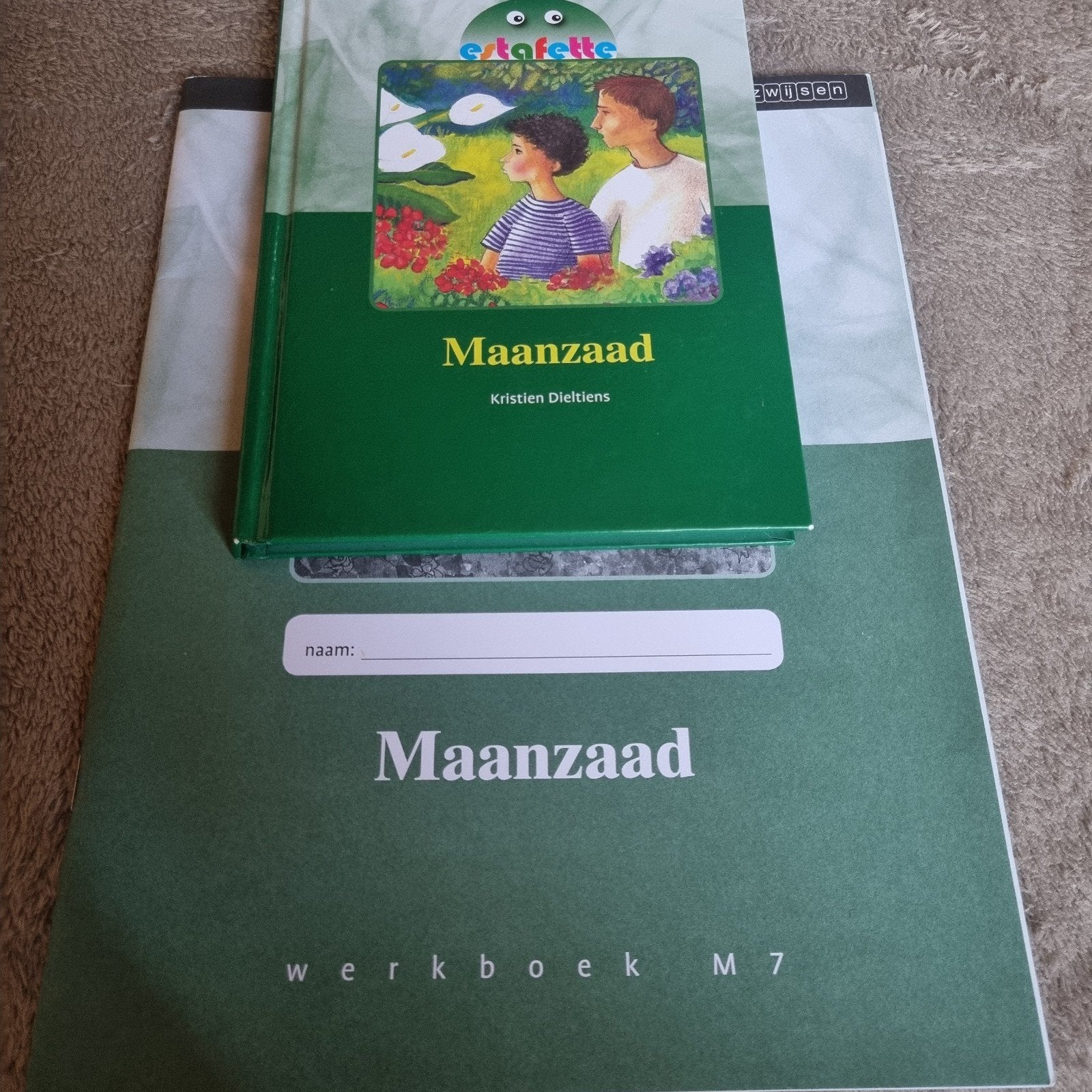 Maanzaad - Kristien Dieltiens (Boek en Werkboek) AVI M7, Ophalen of Verzenden, Nieuw, Kristien Dieltiens, Fictie algemeen