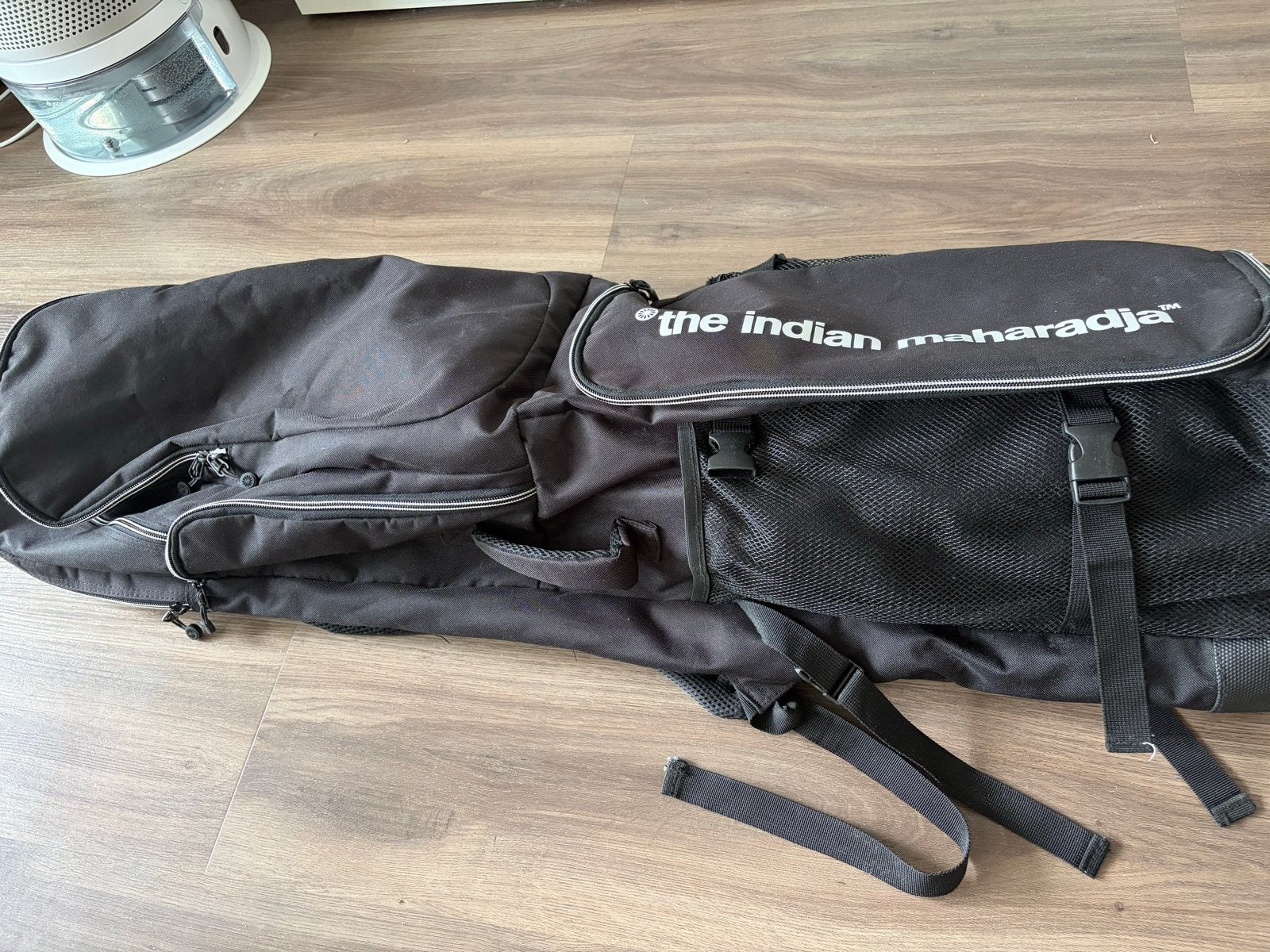 Indian Maharadja Large Stickbag - Zwart, Ophalen, Zo goed als nieuw, Tas