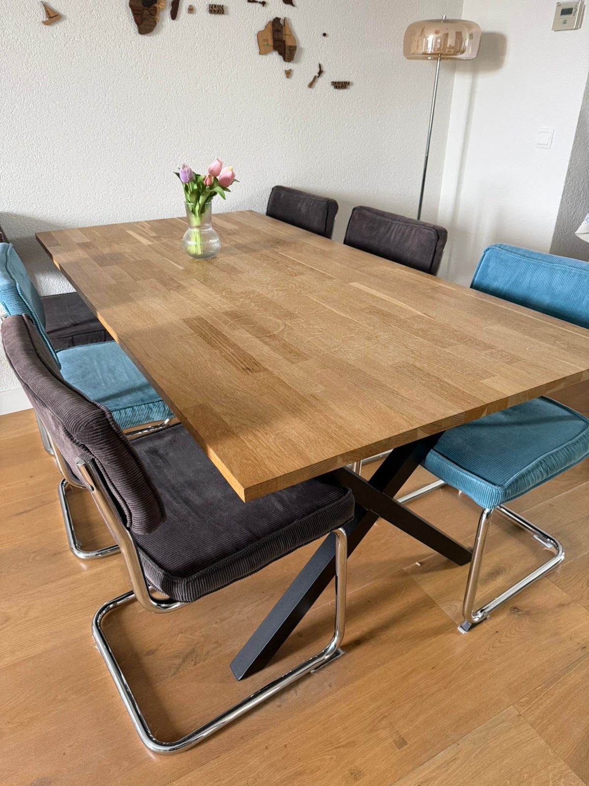 Woood eetkamertafel 180x90cm, Ophalen, Gebruikt, 200 cm of meer, 50 tot 100 cm