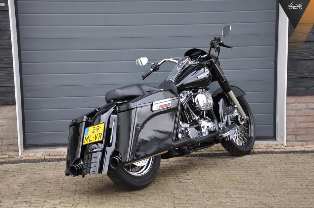 Harley Davidson Road King Stretched koffers, groot voorwiel, Bedrijf, Toermotor, Info@witteveenmotoren.nl, Witteveen Motoren BV