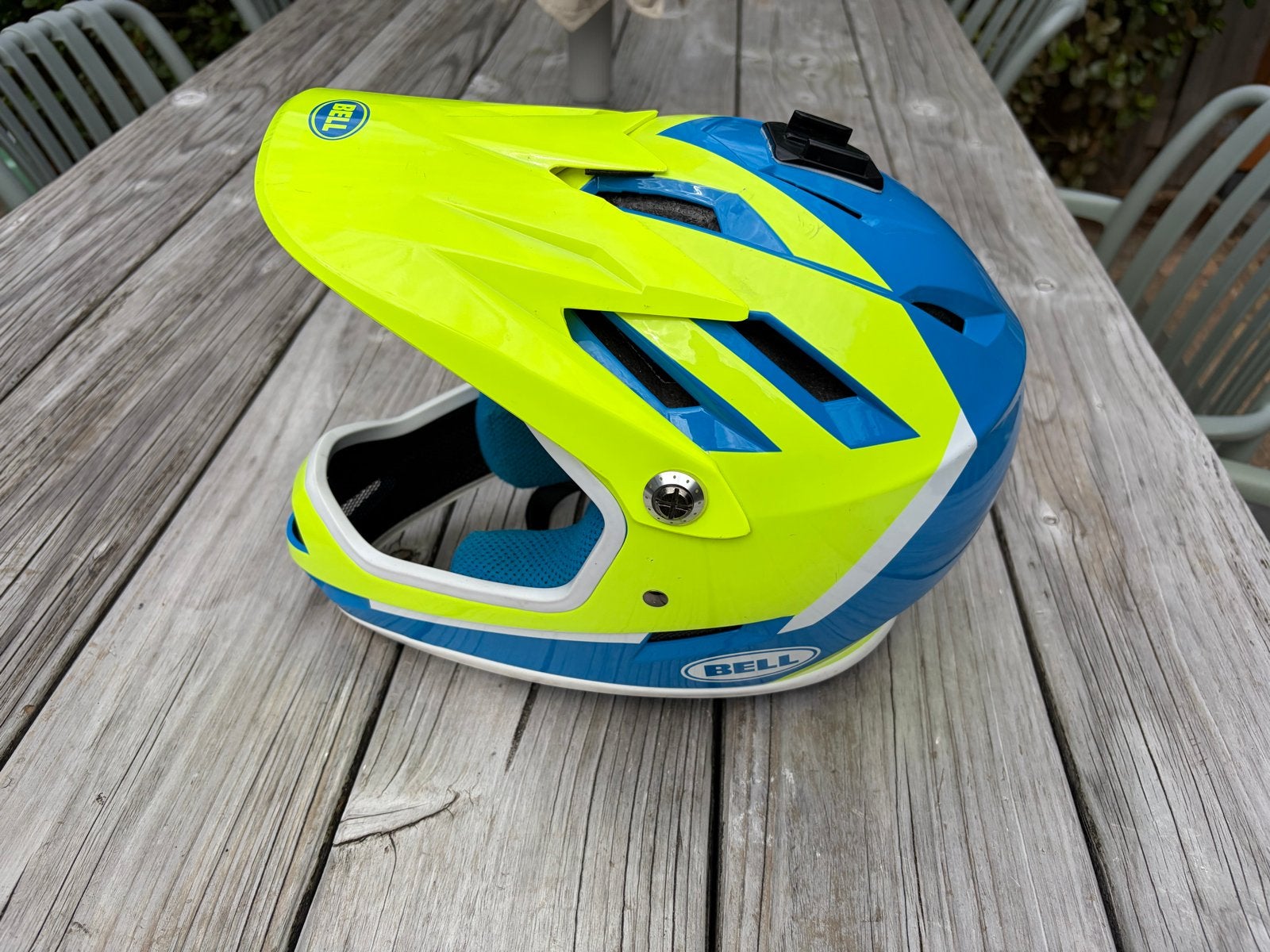 Bell Full-Face Helm Maat M met GoPro Mount, Ophalen of Verzenden, Zo goed als nieuw, M, Heer of Dame