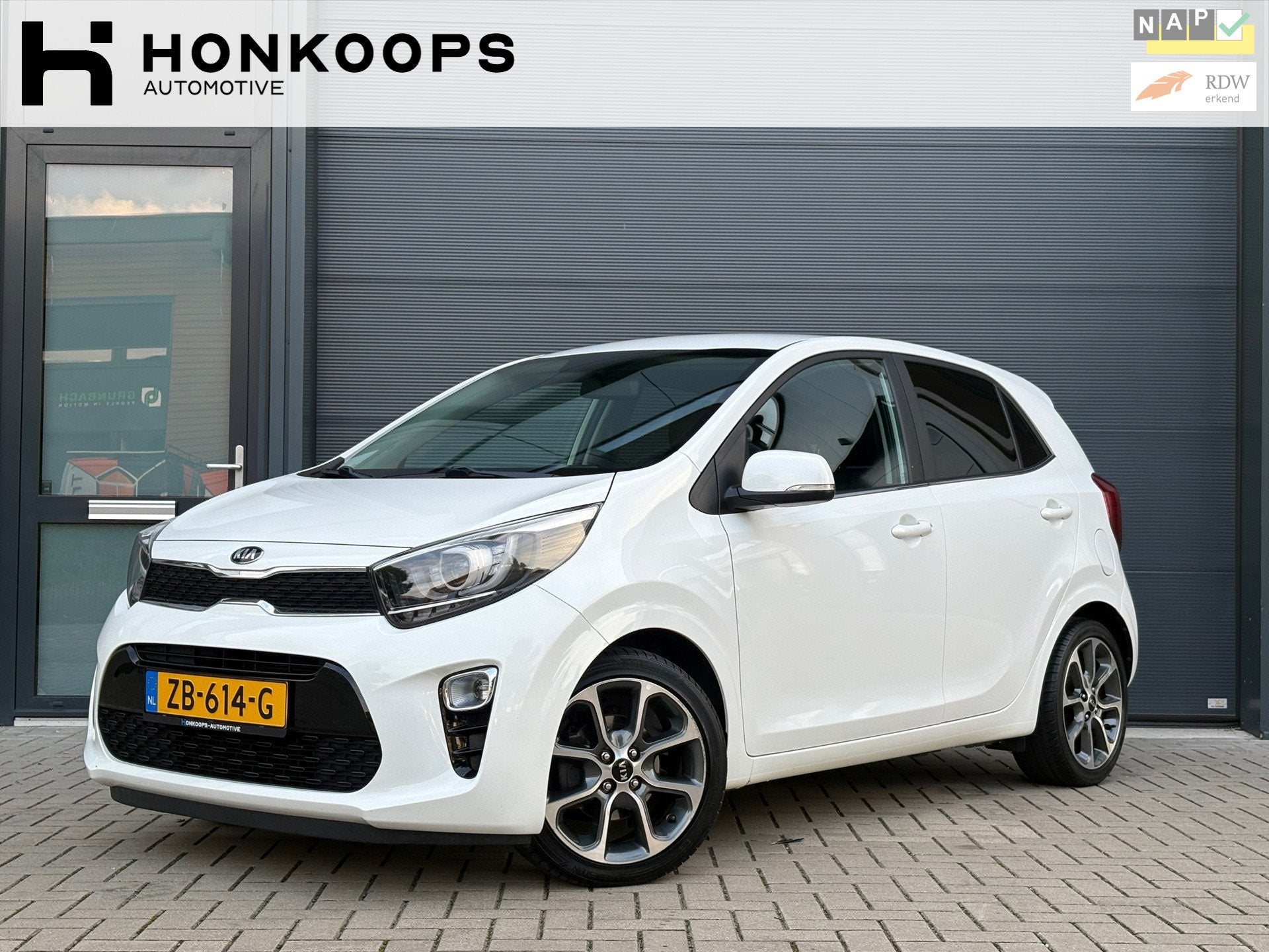 Kia Picanto 1.0 CVVT Design - Rijklaar - Apple Carplay - Cru, Auto's, Voorwielaandrijving, Gebruikt, Euro 6, 4 stoelen