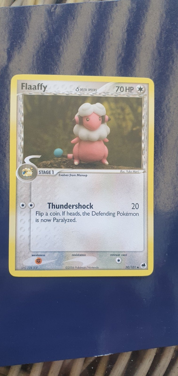 Flaaffy 30/101 pokemon kaart, Ophalen of Verzenden, Gebruikt