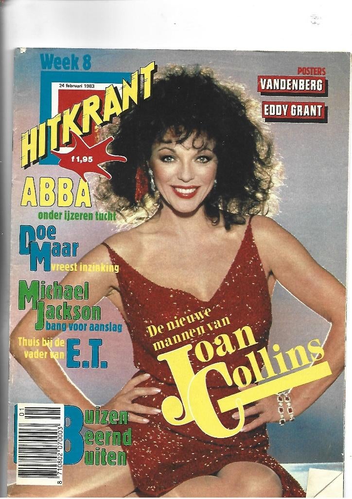 HITKRANT MAGAZINE 24 FEBR 1983 WEEK 8 NORMAAL -ABBA, Boeken, Tijdschriften en Kranten, Ophalen of Verzenden, Zo goed als nieuw