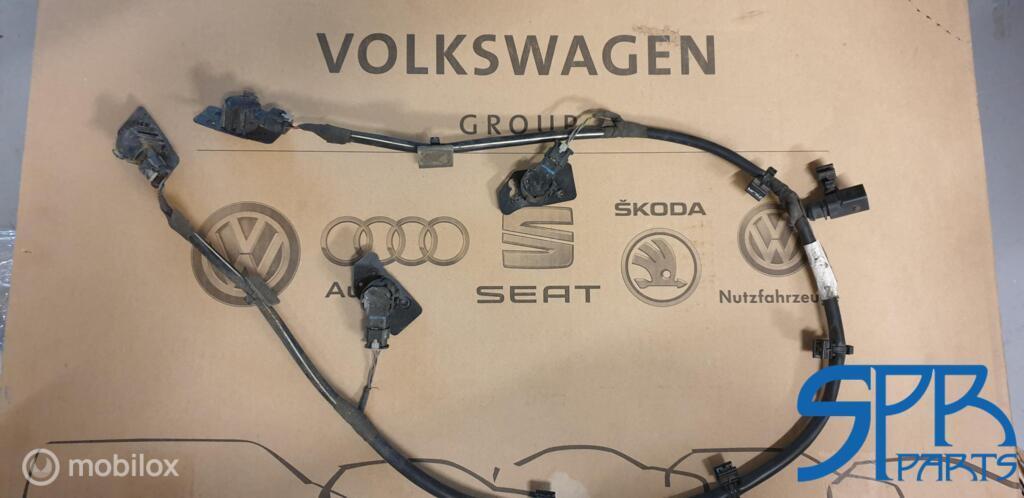 VW POLO 6R 6C ACHTERBUMPER PARKEERSENSOR Kabelboom + 4X PDC, Volkswagen, Nieuw, Ophalen of Verzenden, Volkswagen