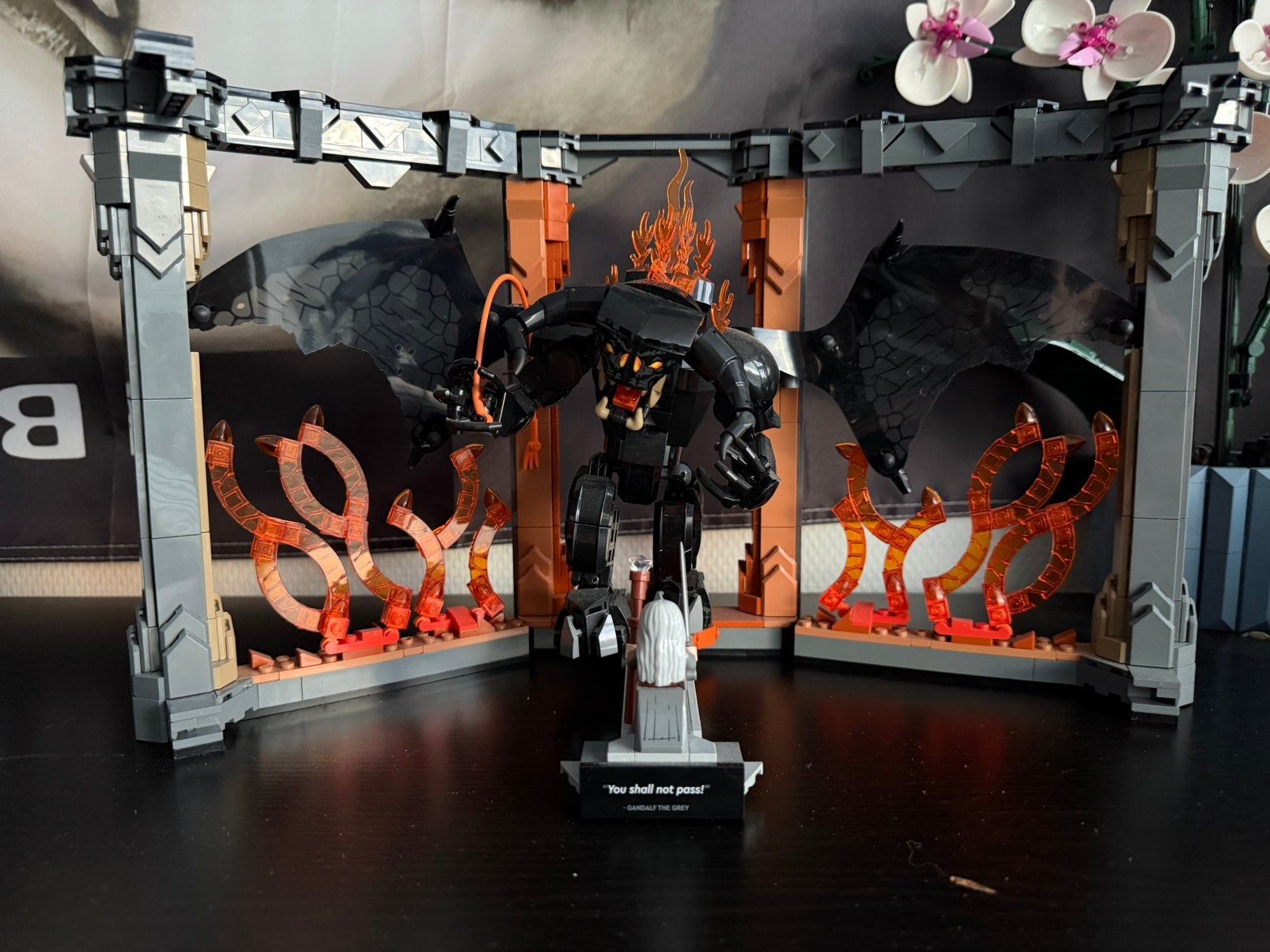 LEGO Icons 10367 The Lord of the Rings: Balrog, Ophalen of Verzenden, Zo goed als nieuw
