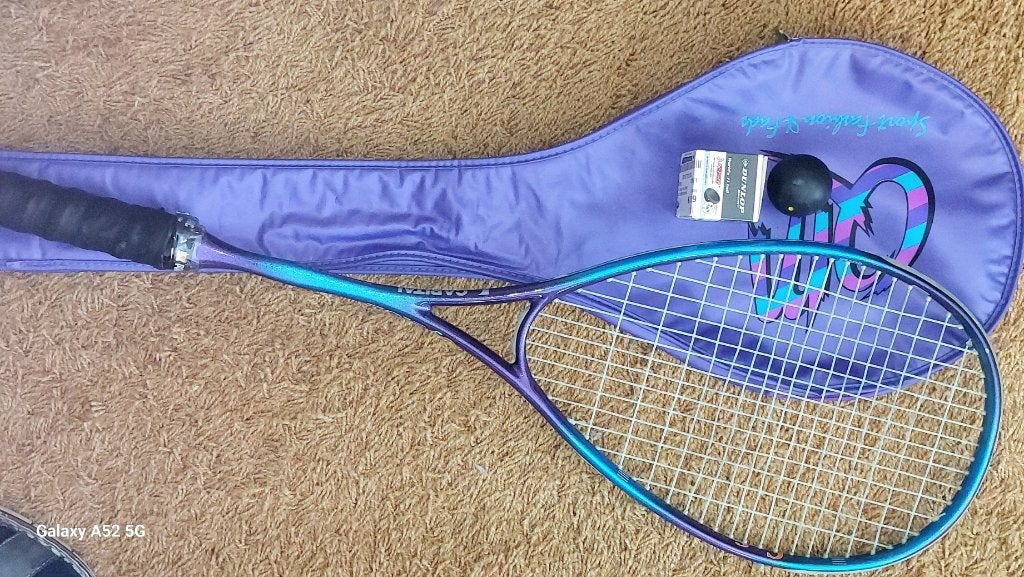 Squashracket Oliver Capital Cyclon Oversized, Ophalen, Gebruikt, Racket, Met hoes