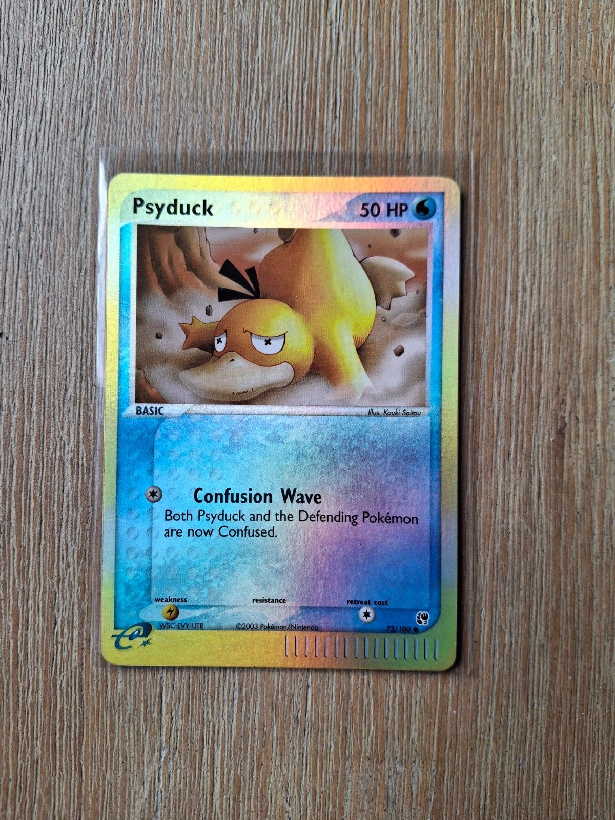 Psyduck ex sandstorm reverse holo 73/100 zeer goede staat