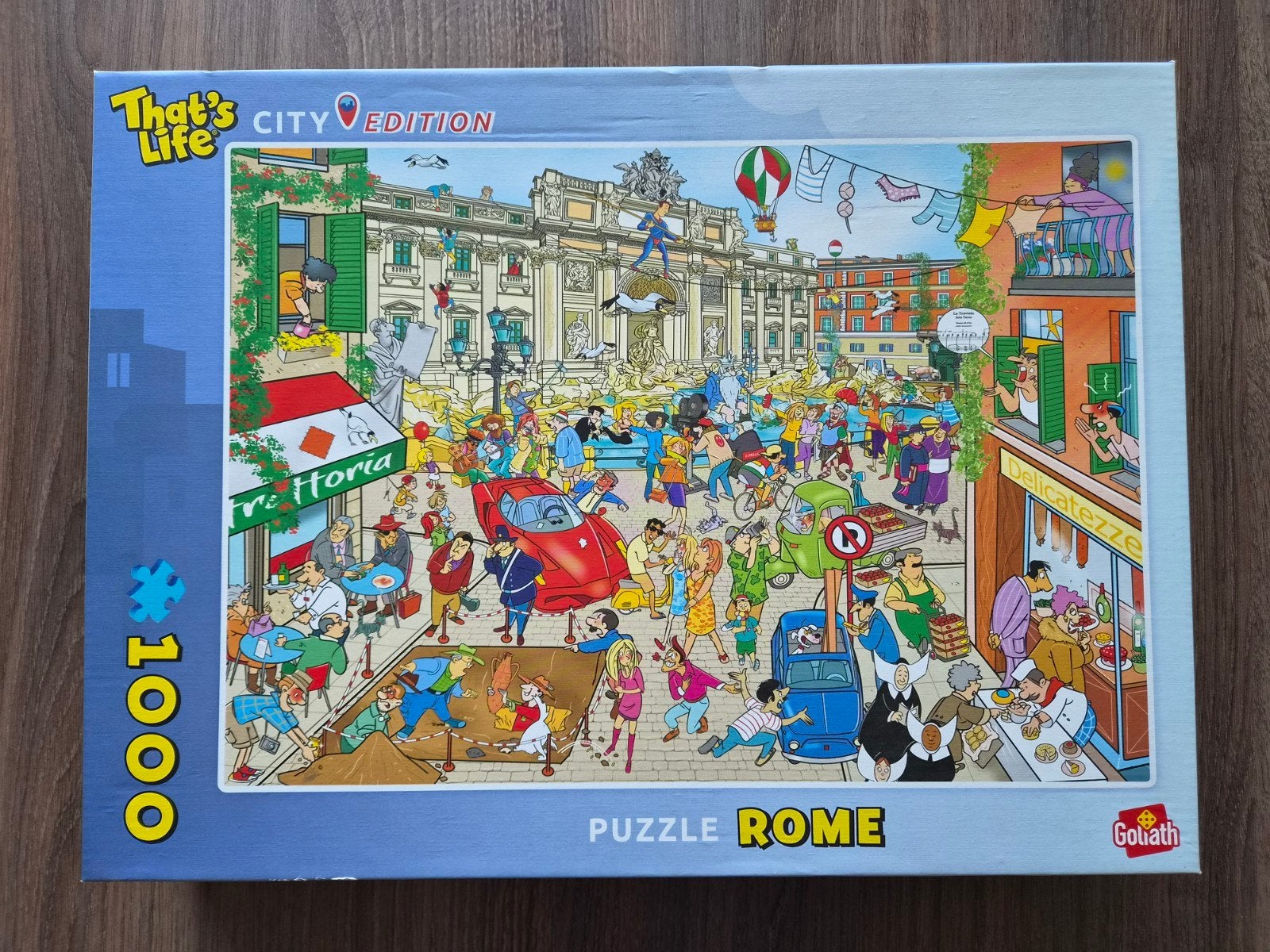 That's Life puzzel City Edition Rome 1000 stukjes, Ophalen, 500 t/m 1500 stukjes, Zo goed als nieuw, Legpuzzel