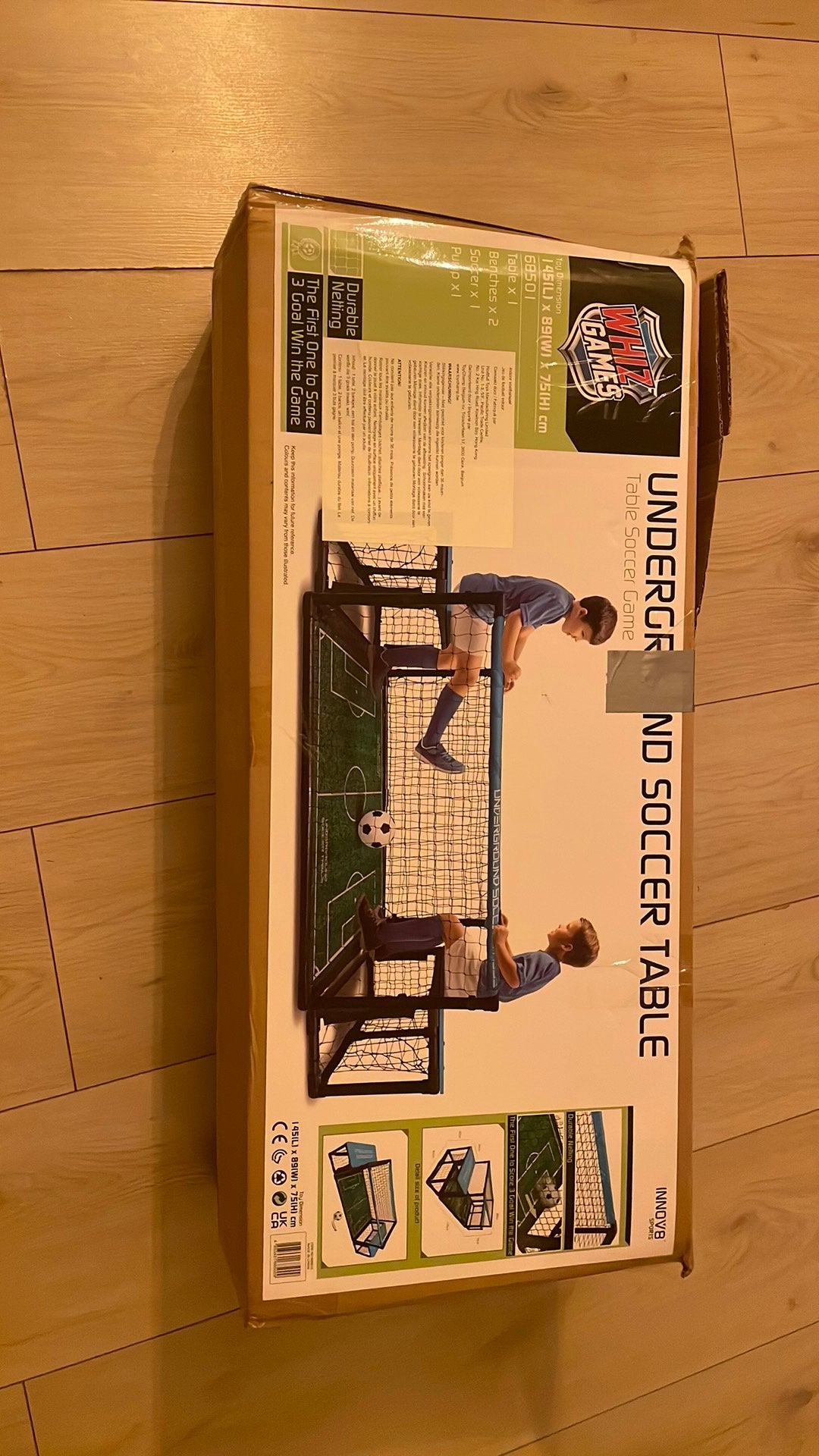 Underground soccer table, Ophalen, Zo goed als nieuw