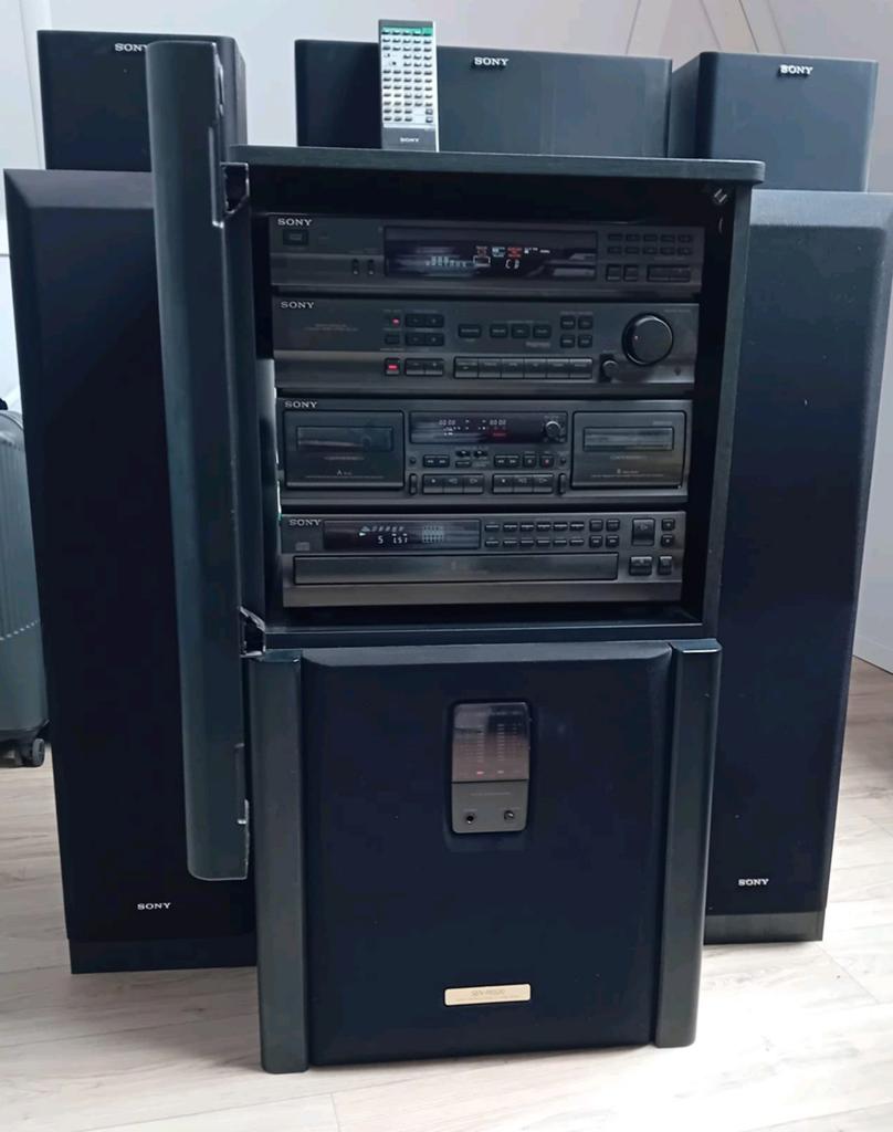Sony SEN-R5520 Stereo Component Systeem met Speakers, Audio, Tv en Foto, Stereo-sets, Ophalen, Gebruikt, Cassettedeck, Sony