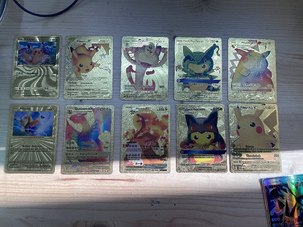 Pokémonkaarten, Ophalen of Verzenden, Zo goed als nieuw, Meerdere kaarten