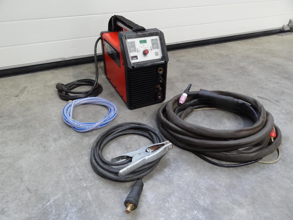Tig lasapparaat Lorch T 220 DC Puls 230 volt in nette staat, Ophalen of Verzenden, Zo goed als nieuw, 150 tot 250 ampère, Tig