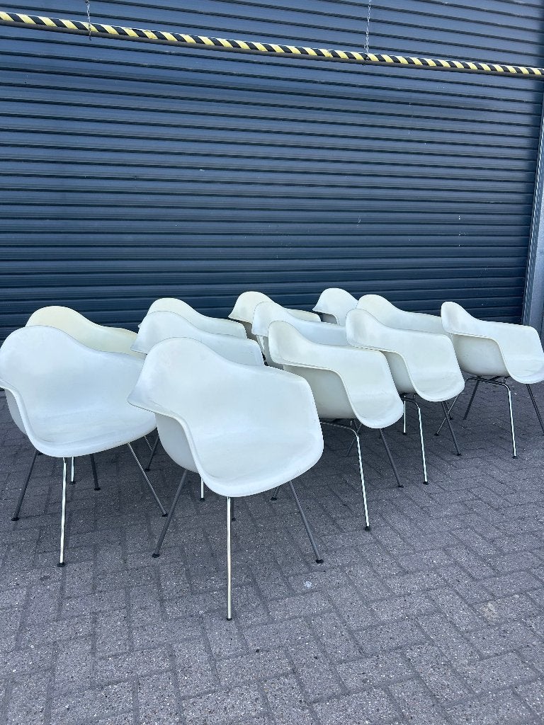 12 Vitra Eames DAX stoel stoelen chair chairs design, Huis en Inrichting, Stoelen, Ophalen, Gebruikt, Wit, Nvt