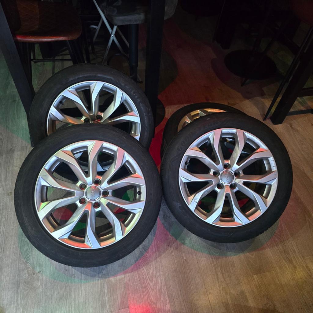 5x112  nette 18 inch orginele audi velgen vag vw, Auto-onderdelen, Banden en Velgen, Ophalen, 18 inch, 245 mm, Zomerbanden