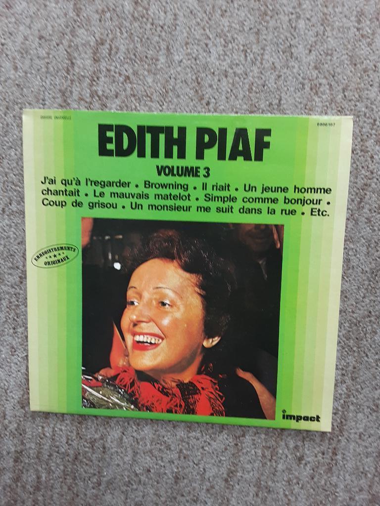 vinyl lp Edith Piaf volume 3, Cd's en Dvd's, Vinyl | Pop, Gebruikt, Originele persing, Ophalen of Verzenden, 1970 - 1979