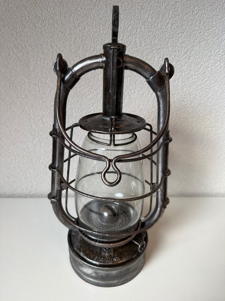 Antieke BAT stormlantaarn / stormlamp (6 D.R. Patente), Antiek en Kunst, Ophalen of Verzenden