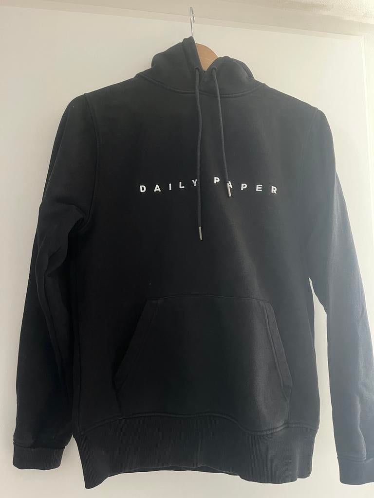 Daily paper hoodie XS, Kleding | Heren, Truien en Vesten, Ophalen of Verzenden, Zo goed als nieuw, Overige maten, Zwart