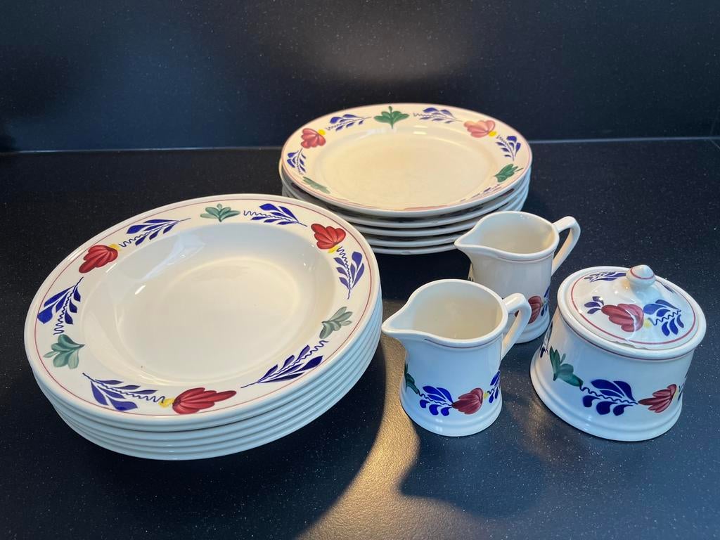 Boerenbont servies gebruikt, Ophalen, Gebruikt, Overige typen, Aardewerk
