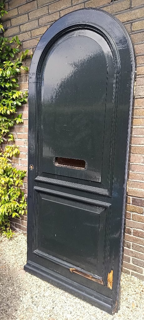 Massieve jaren 30 voordeur, opknapper, gratis afhalen., Ophalen, Gebruikt, 80 tot 100 cm, Buitendeur