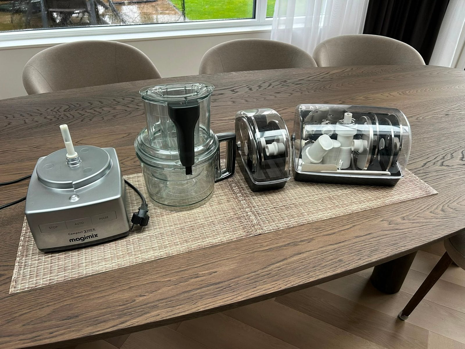 Magimix Compact 3200 XL keukenmachine – weinig gebruikt, Snijmachine, Ophalen, Zo goed als nieuw