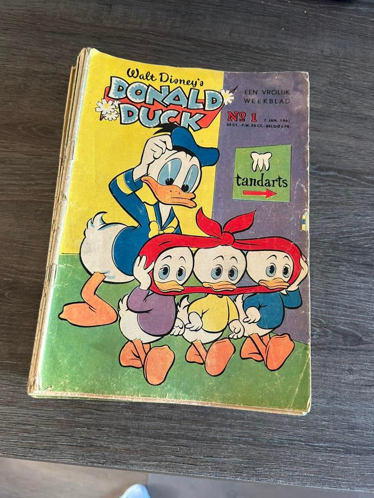 Donald duck 1961, Boeken, Meerdere comics, Ophalen of Verzenden, Zo goed als nieuw, Europa