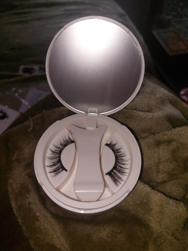Glamora magnetische wimpers 2x, Ophalen of Verzenden, Nieuw, Zwart, Ogen