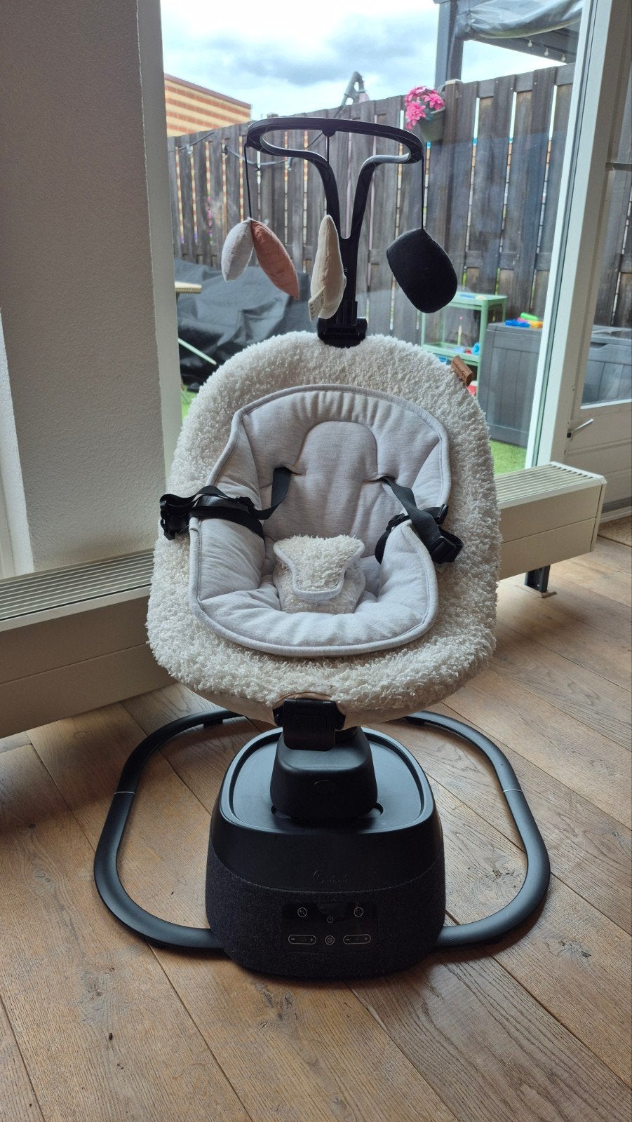 Babymoov Schommelstoel Swoon Evolution Curl Wipstoel Teddy, Kinderen en Baby's, Wipstoeltjes, Gebruikt, Schommelstoel, Verstelbaar