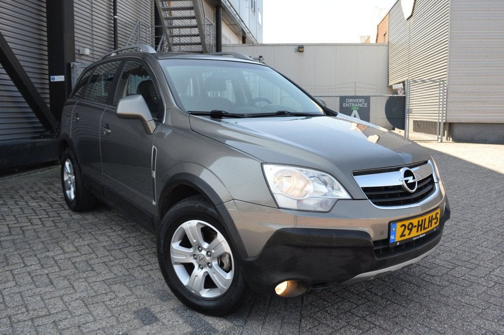 Opel Antara 2.4-16V Enjoy bj09 navi airco elec pak trekhaak, Auto's, Opel, Stof, Gebruikt, Zwart, 4 cilinders