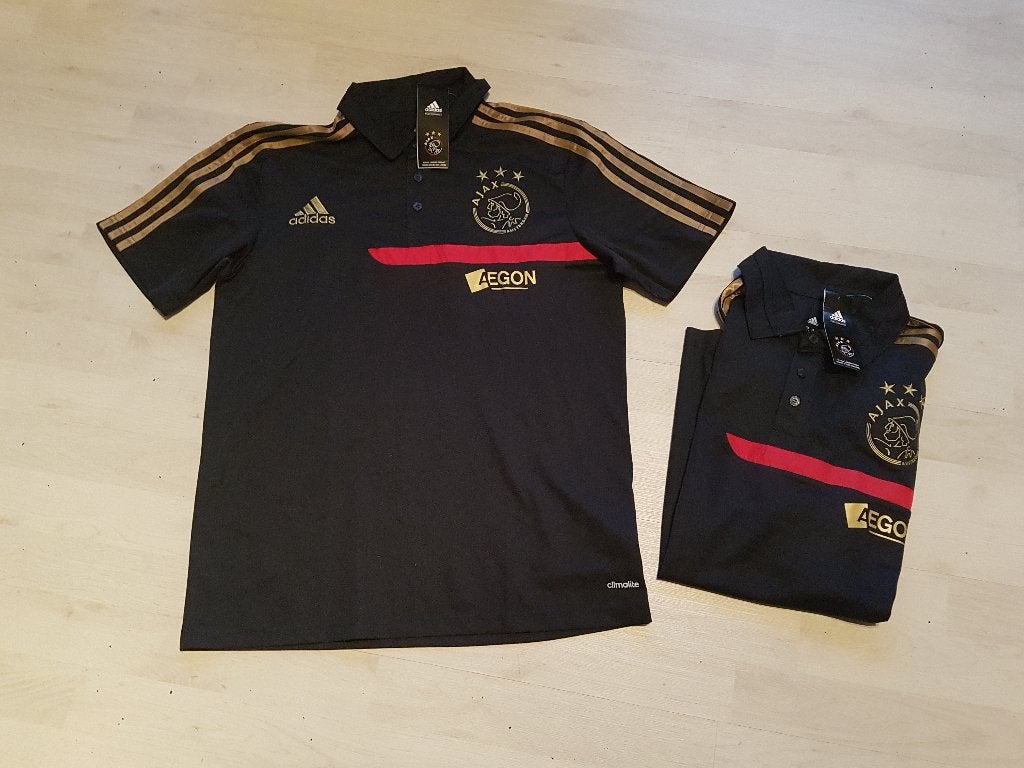 Ajax Training Polo! Seizoen 13/14! Sponsor! Mt S/M! NIEUW!, Maat 48/50 (M), Nieuw, Ophalen of Verzenden, Voetbal