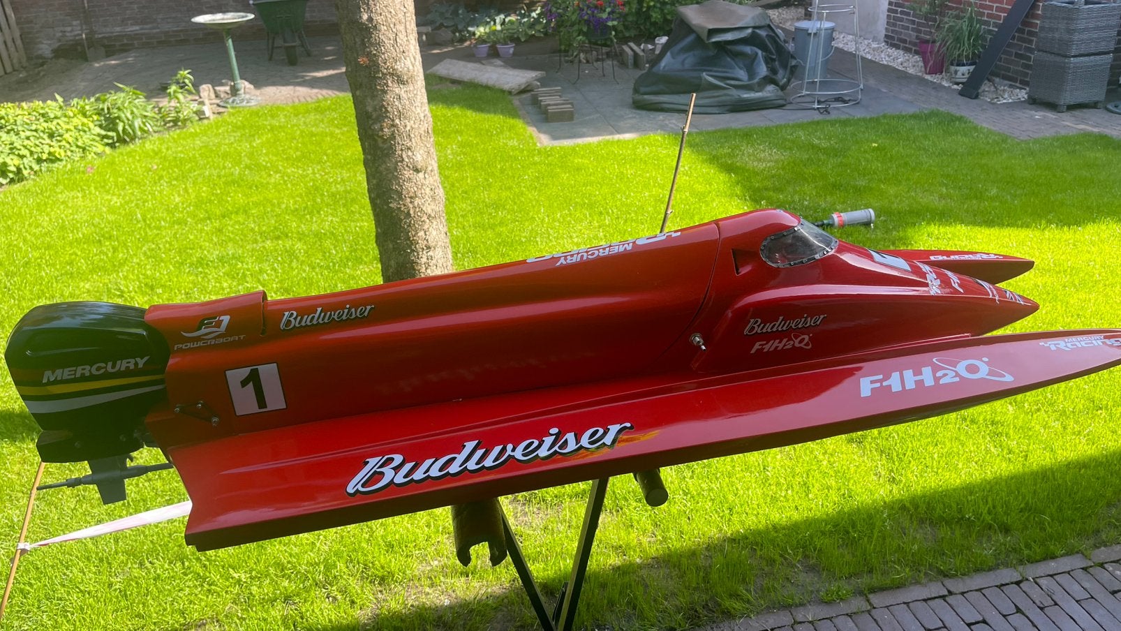 F1 1-4 powerboat, Ophalen, Zo goed als nieuw, 1:32 tot 1:50