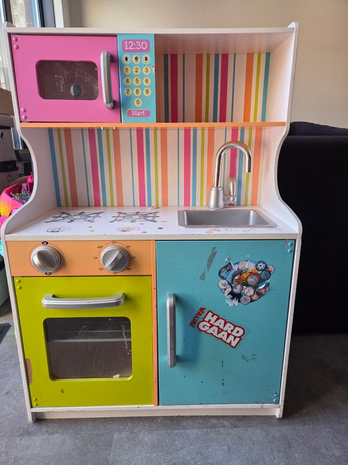 Speelkeuken, Ophalen, Gebruikt