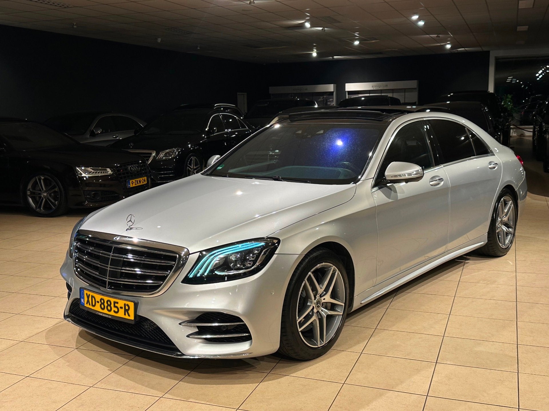 Mercedes-Benz S-klasse S400 d 4Matic LANG AMG/PANO/CHAUFFEUR, Auto's, Mercedes-Benz, Automaat, Gebruikt, 2925 cc, 340 pk