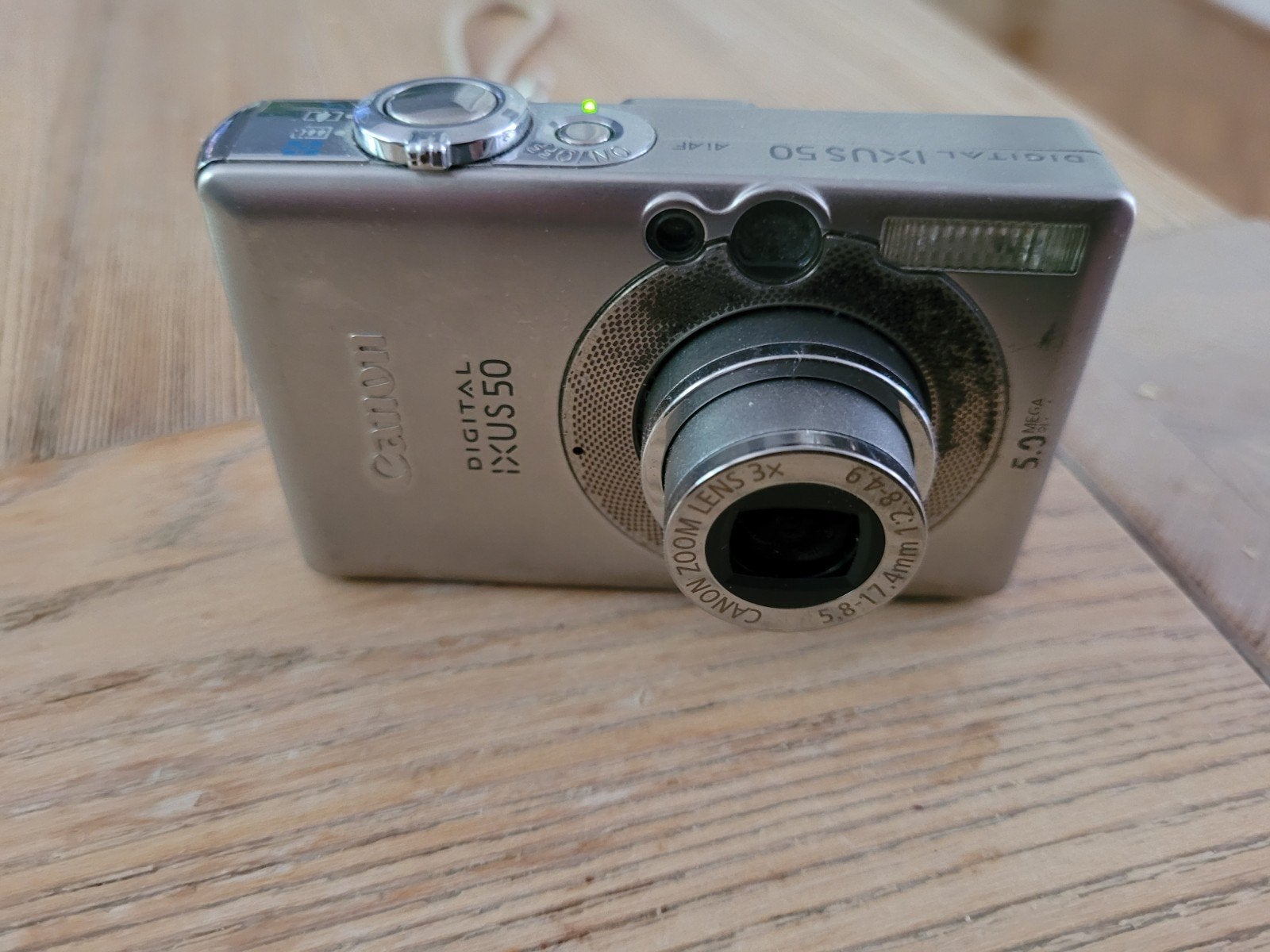 Canon Digital IXUS 50 Compactcamera met accessoires, Ingebouwde flitser, Gebruikt, Accu, Canon