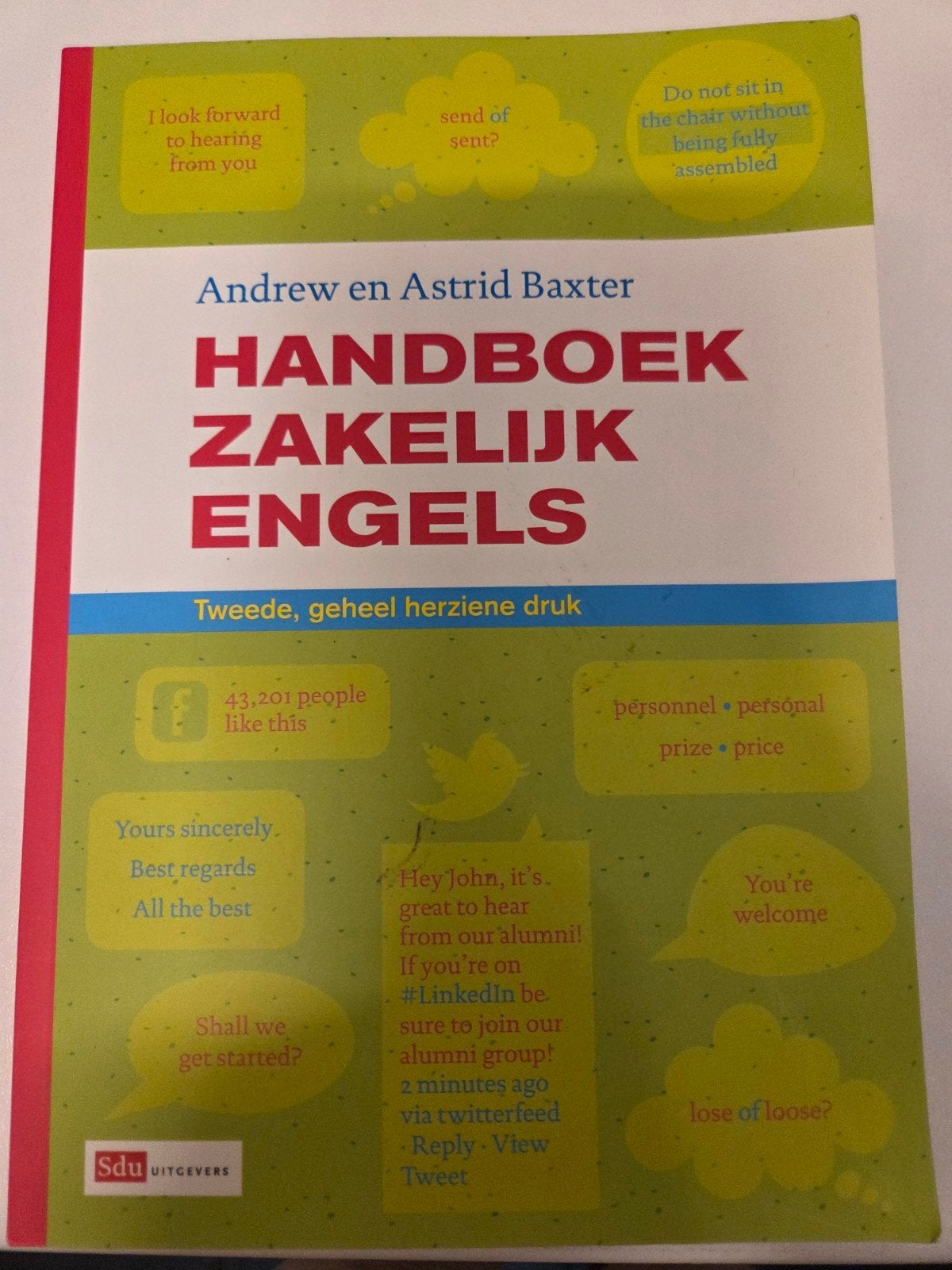 Handboek Zakelijk Engels - Andrew en Astrid Baxter, Ophalen of Verzenden, Gelezen, Andrew en Astrid Baxter, Non-fictie