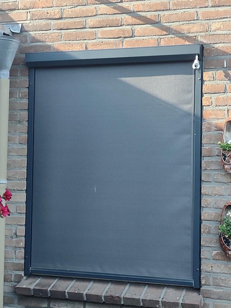 Screens kleur Antraciet., Tuin en Terras, Minder dan 150 cm, Ophalen, Zo goed als nieuw