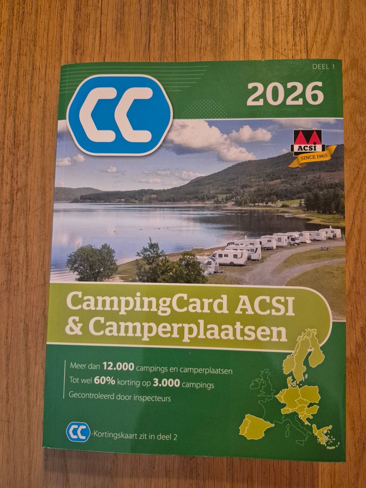 CampingCard ACSI & Camperplaatsen 2026 Deel 1, Overige merken, Europa, Nieuw, Ophalen of Verzenden