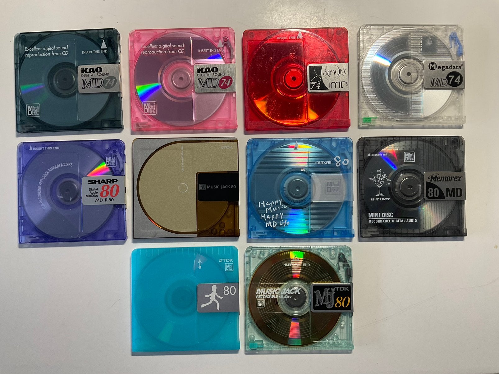 Minidisc’s. voor de verzamelaar., Ophalen of Verzenden