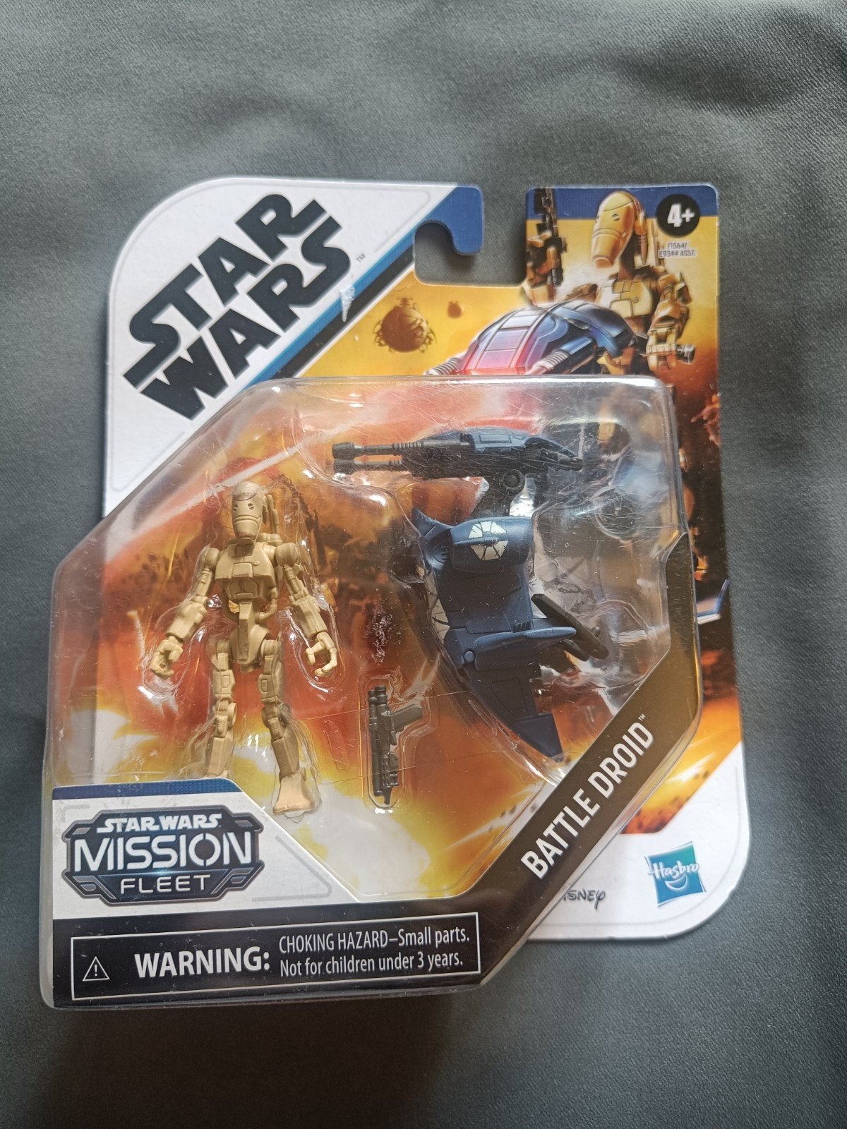 Star Wars Mission Fleet Battle Droid met voertuig, Ophalen of Verzenden, Nieuw