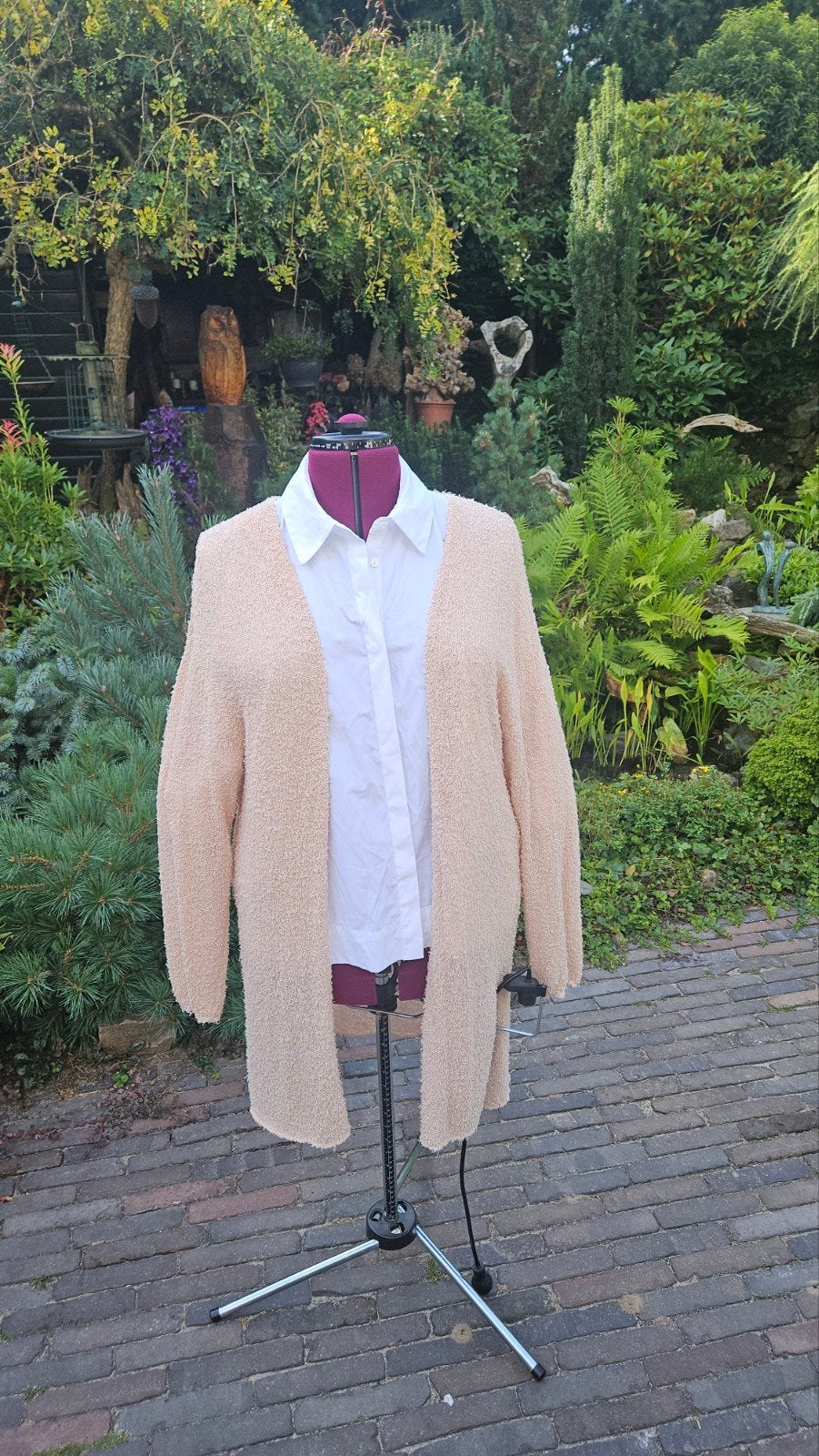 Beige Blazer Maat 42, Beige, Ophalen of Verzenden, Gedragen, Maat 42/44 (L)