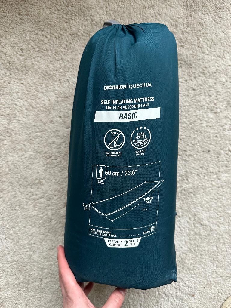 Decathlon Quechua Self Inflating Air Mattress, Ophalen, Gebruikt, 1-persoons